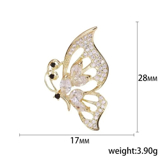 VQ Butterfly Brooch - Picture 3 of 8